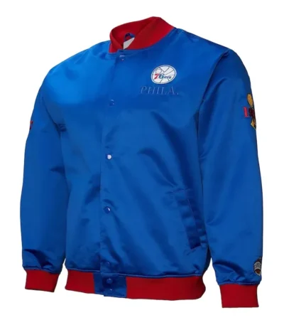 Philadelphia 76ers OG 3.0 Lightweight Royal Satin Jacket