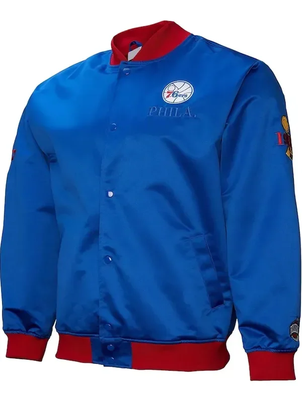 Philadelphia 76ers OG 3.0 Lightweight Royal Satin Jacket