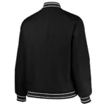 Philadelphia 76ers Poly Twill Black Jacket