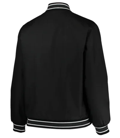 Philadelphia 76ers Poly Twill Black Jacket