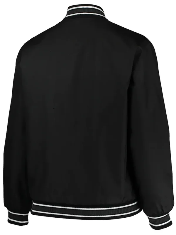 Philadelphia 76ers Poly Twill Black Jacket