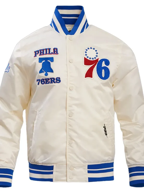 Philadelphia 76ers Retro Classic Rib Jacket