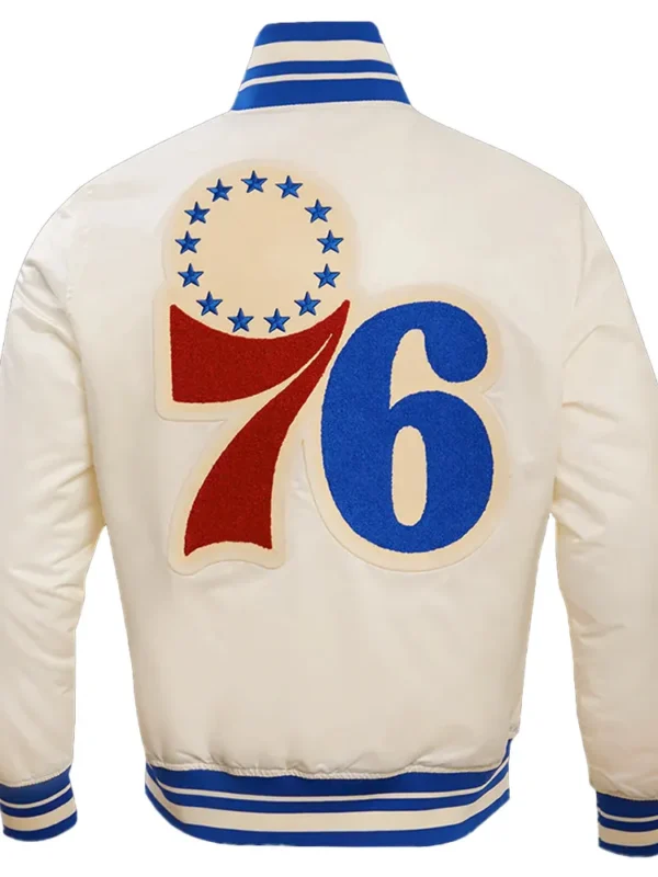 Philadelphia 76ers Retro Classic Rib Jacket