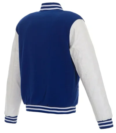 Philadelphia 76ers Royal and White Varsity Jacket