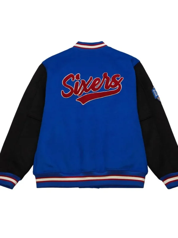 Philadelphia 76ers Team Legacy Varsity Wool Jacket