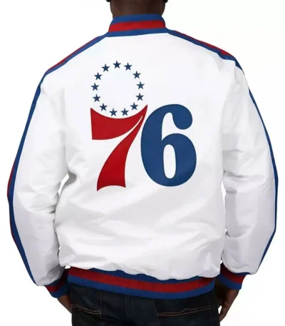 Philadelphia 76ers The Defensive White Jacket