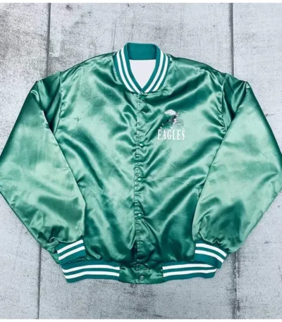 Philadelphia Eagles 1990’s Spellout Bomber Jacket
