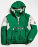 Philadelphia Eagles 80’s Green Anorak Jacket