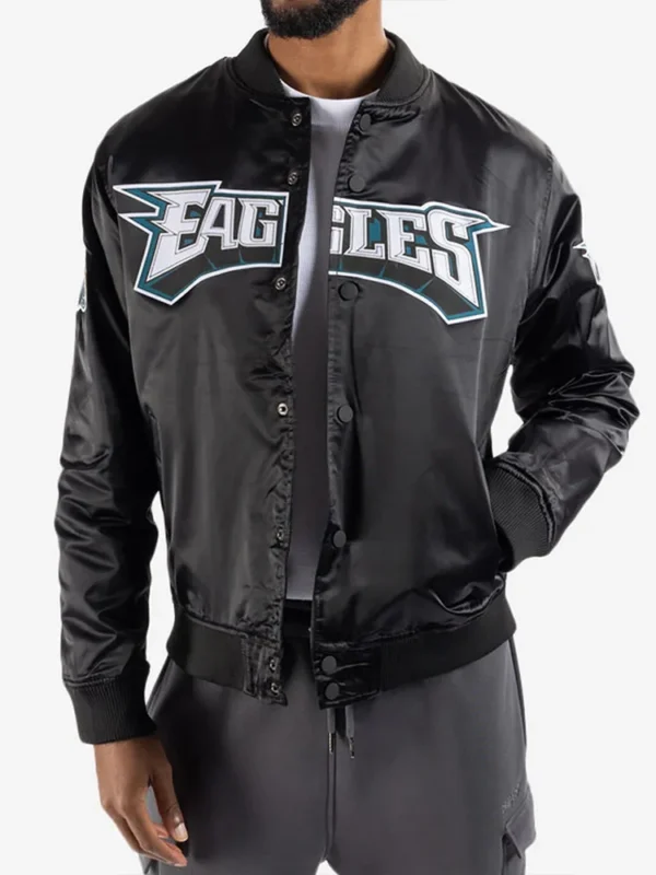 Philadelphia Eagles Big Logo Black Jacket