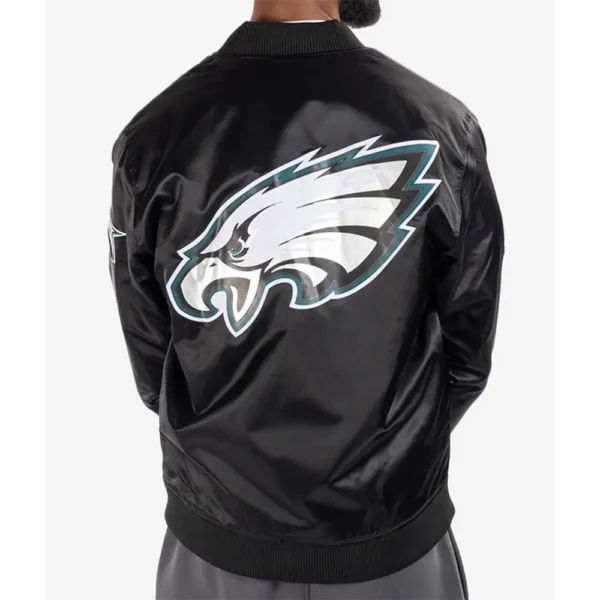 Philadelphia Eagles Big Logo Black Jacket