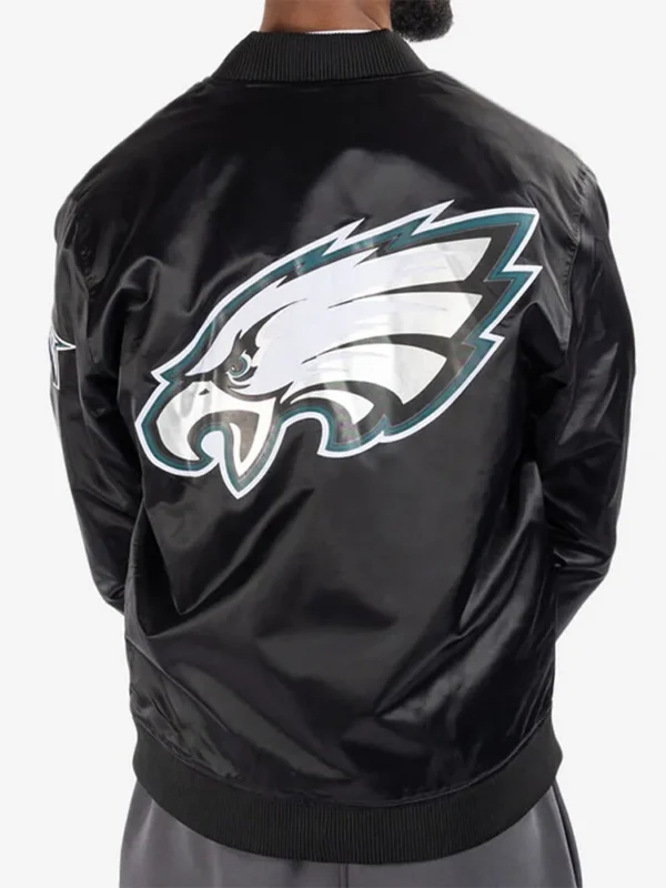 Philadelphia Eagles Big Logo Black Jacket