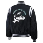 Philadelphia Eagles Black Bomber Full-zip Jacket