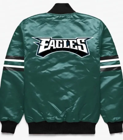 Philadelphia Eagles Button Down Green Jacket