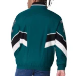 Philadelphia Eagles Captain Midnight Green Varsity Satin Jacket