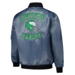 Philadelphia Eagles Charcoal Bomber Full-zip Jacket