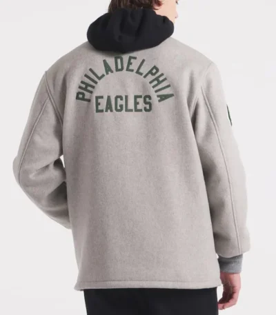 Philadelphia Eagles Coaches Heather Gray Wool Jacket