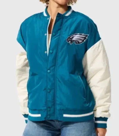 Philadelphia Eagles Full Snap Bomber Jacket