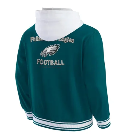 Philadelphia Eagles Midnight Green Cotton Hooded Jacket
