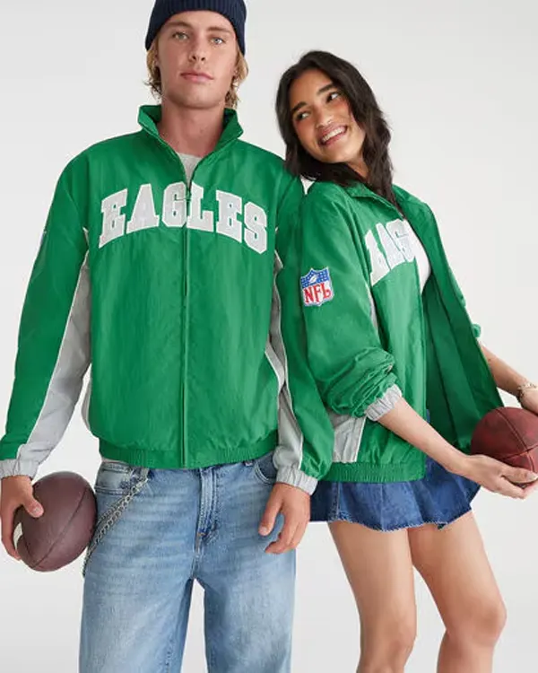 Philadelphia Eagles Full-Zip Track Jacket Philadelphia Eagles Full-Zip Track Jacket