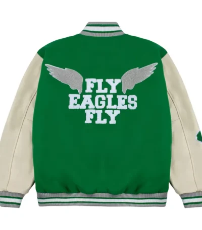 Philadelphia Eagles Green And Black Throwback Jacket
