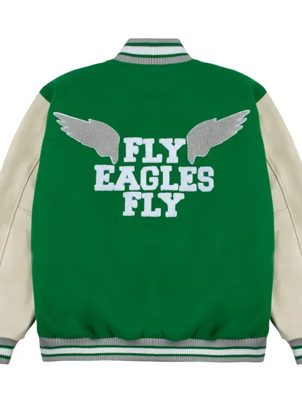 Philadelphia Eagles Green And Black Throwback Jacket