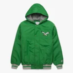 Philadelphia Eagles Green Hooded Jacket