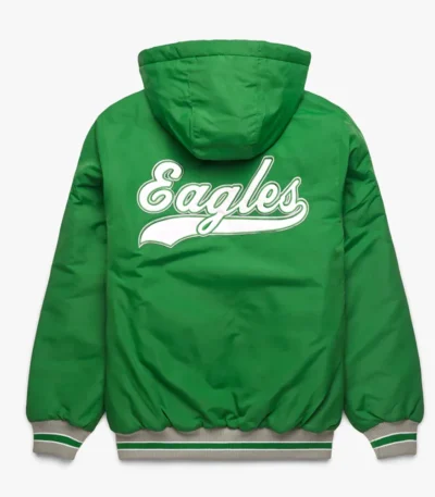 Philadelphia Eagles Green Hooded Jacket