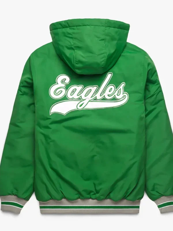 Philadelphia Eagles Green Hooded Jacket