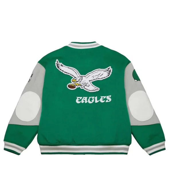 Philadelphia Eagles Green Varsity Jacket