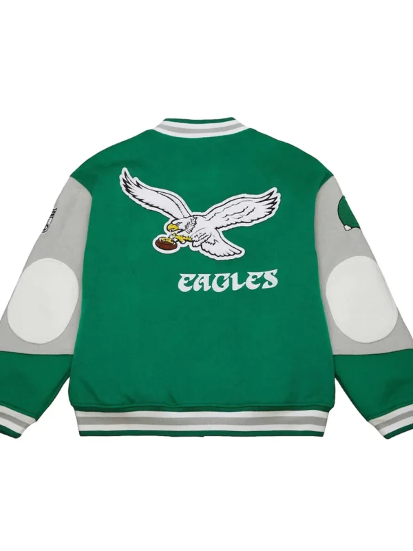 Philadelphia Eagles Green Varsity Jacket