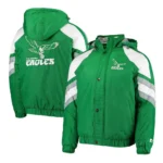 Philadelphia Eagles Kelly Green Throwback Jacket