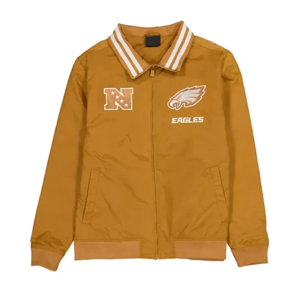Philadelphia Eagles Logo Select Light Bronze Jacket