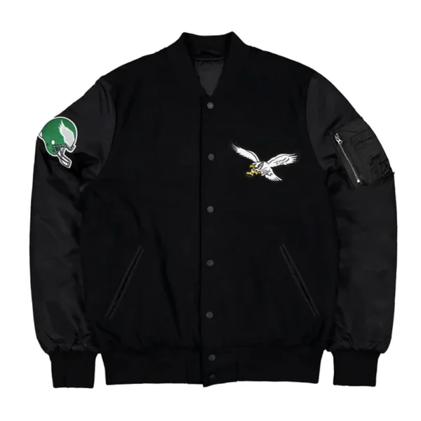 Philadelphia Eagles Ma-1 Historic Varsity Jacket
