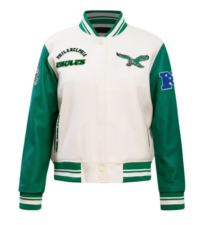 Philadelphia Eagles Mary Kate Morrissey Varsity Jacket