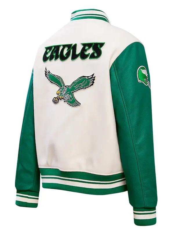 Philadelphia Eagles Mary Kate Morrissey Varsity Jacket