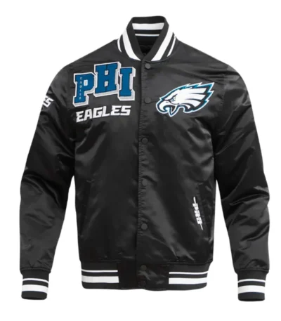 Philadelphia Eagles Mashup Classic Rib Satin Jacket