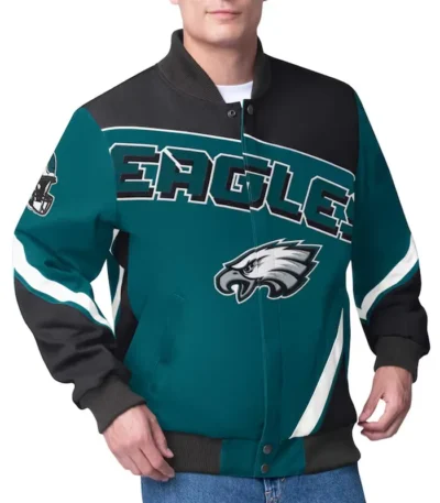 Philadelphia Eagles Maximum Racing Green Jacket