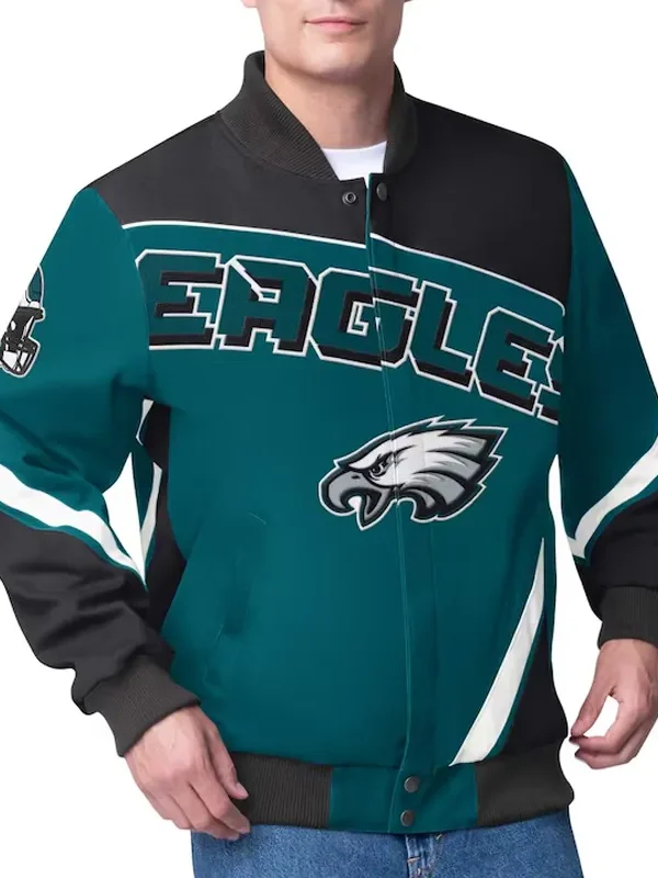 Philadelphia Eagles Maximum Racing Green Jacket