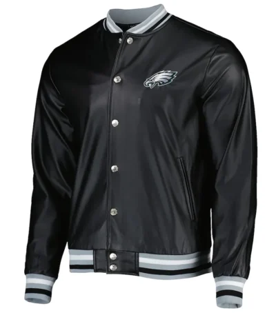 Philadelphia Eagles Metallic Black Jacket