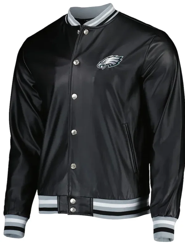 Philadelphia Eagles Metallic Black Jacket