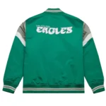 Philadelphia Eagles Midweight Kelly Green Satin Jacket