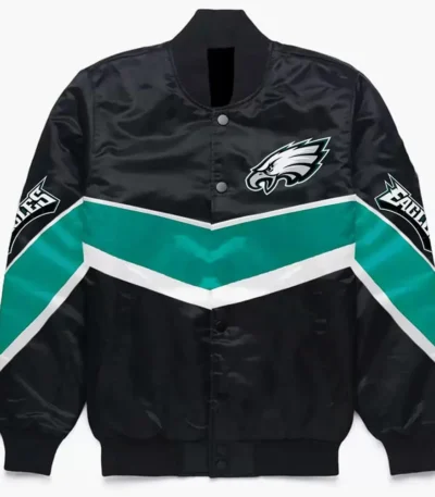 Philadelphia Eagles Multicolor Satin Jacket