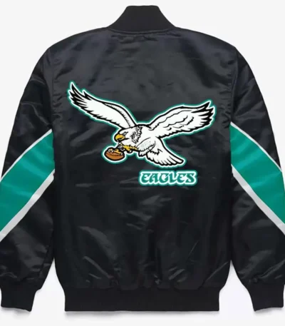 Philadelphia Eagles Multicolor Satin Jacket