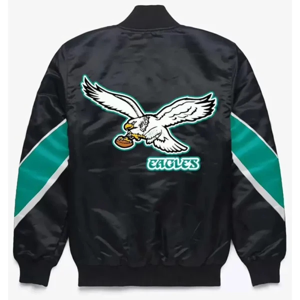 Philadelphia Eagles Multicolor Satin Jacket