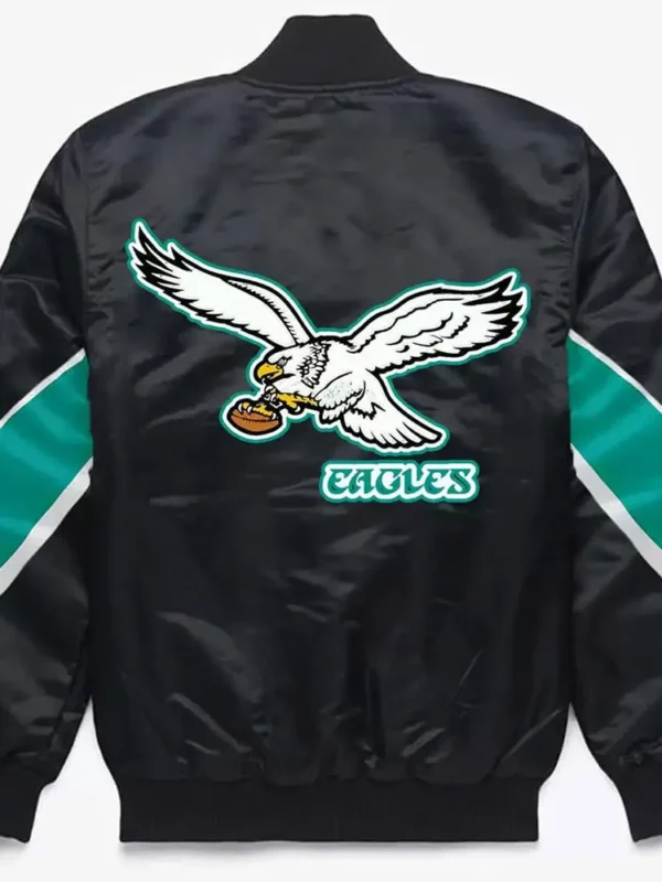 Philadelphia Eagles Multicolor Satin Jacket