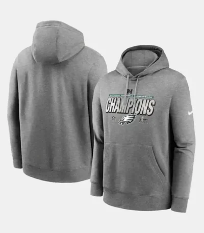 Philadelphia Eagles NFC Champions Grey Hoodie
