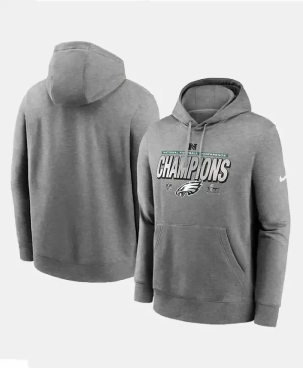 Philadelphia Eagles NFC Champions Grey Hoodie