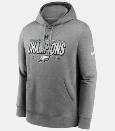 Philadelphia Eagles NFC Champions Grey Hoodie