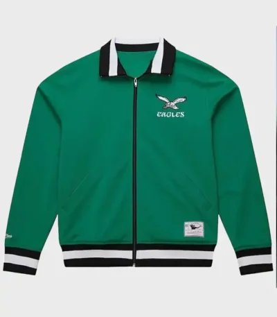 Philadelphia Eagles Retro Green Track Jacket