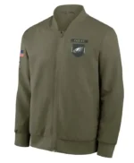 Philadelphia Eagles Sideline Full-Zip Bomber Jacket
